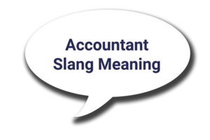 accountant slang meaning