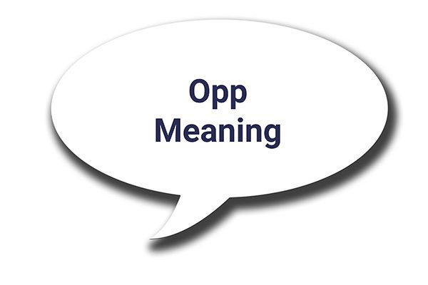 opp meaning